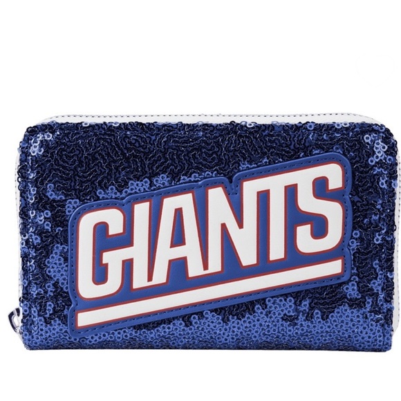 NWT Loungefly NFL NY Giants sequin wallet - Picture 1 of 4